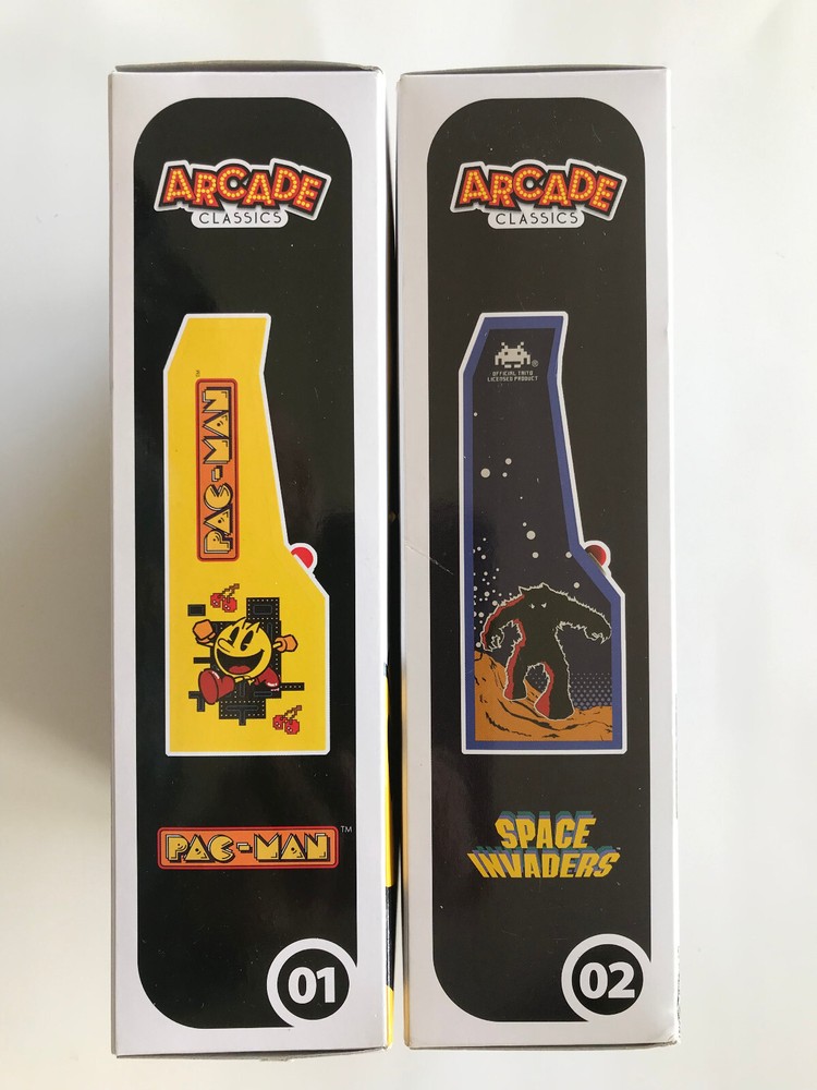 2 Bridge Direct Basic Fun Arcade Classics 01 Pac-Man 02 Space Invaders 2016 NEW