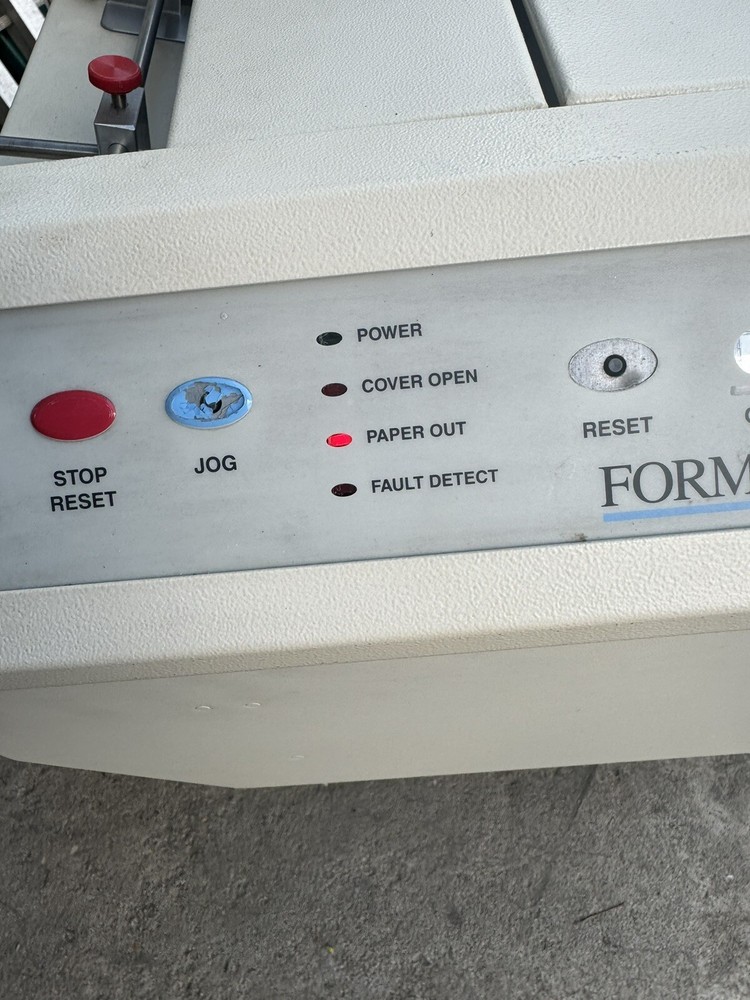 Formax FD-2030 Folder/Pressure Sealer Missing conveyor Untested