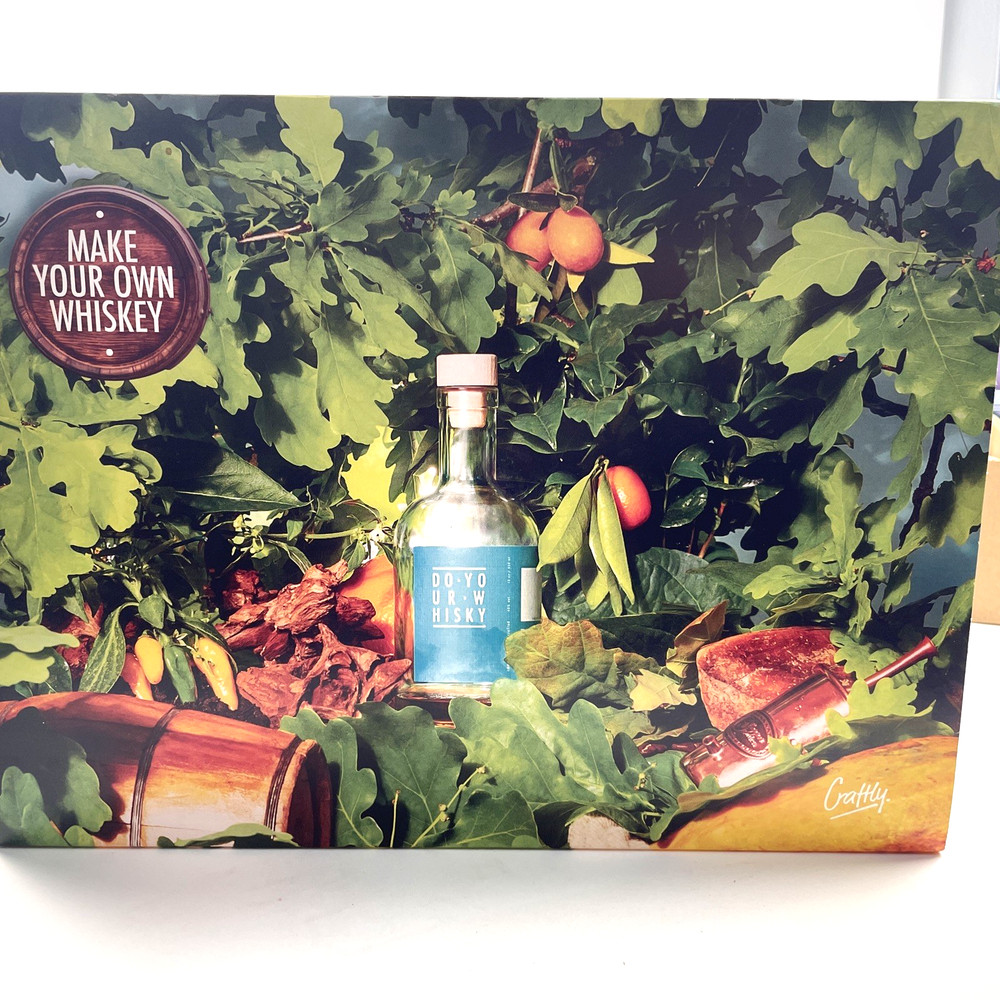 DIY Whiskey Making Kit Complete + extras - makes 3 bottles: Spices, Bark, - NIB