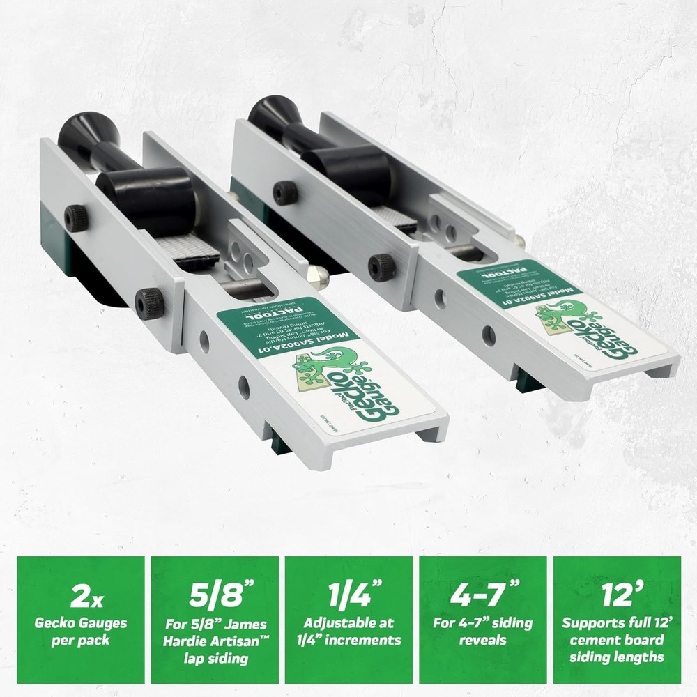 Gecko Gauge Clamp for LP Siding Installation