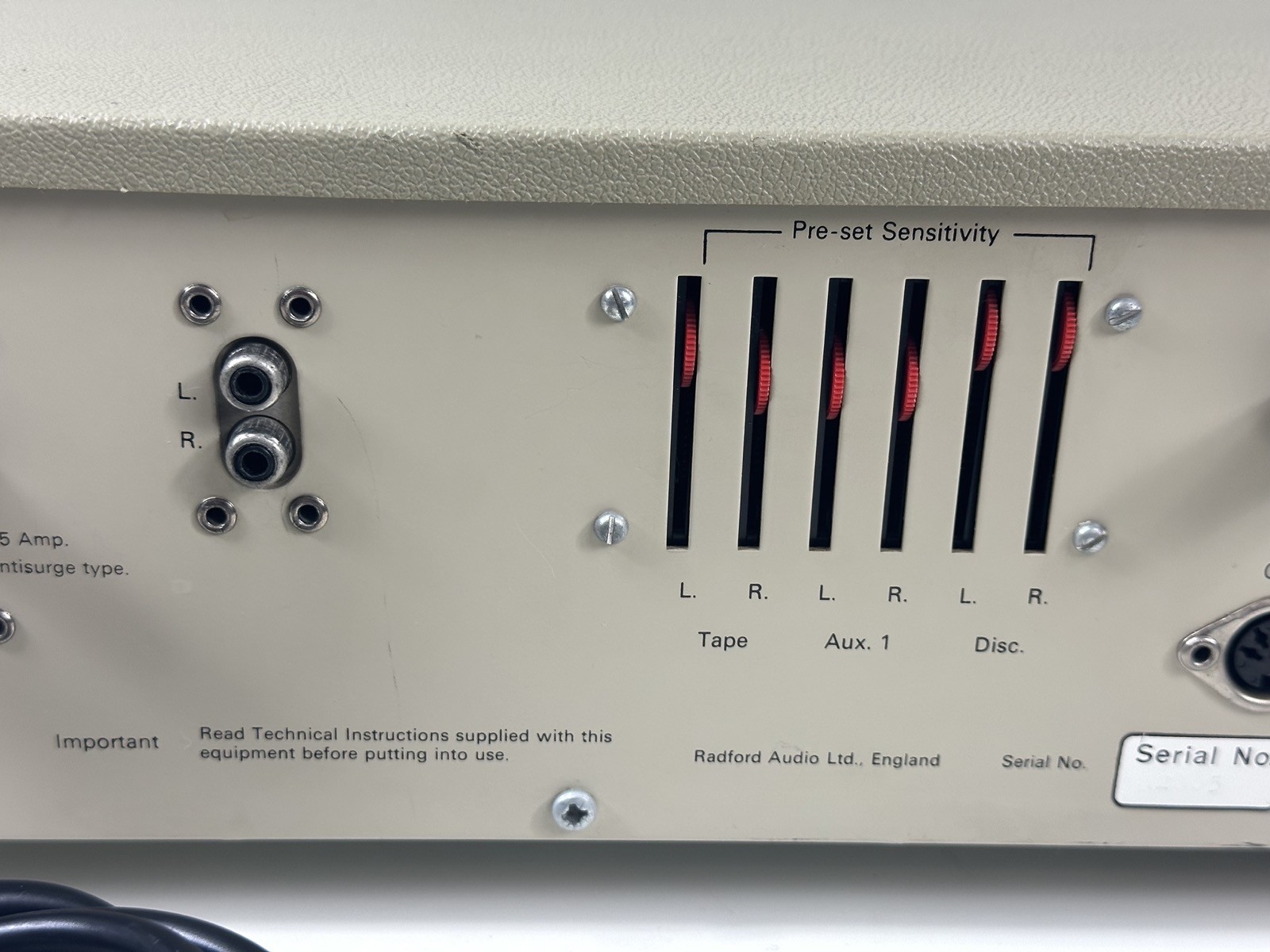 Radford SC-24 Stereo Control Unit / Preamplifier
