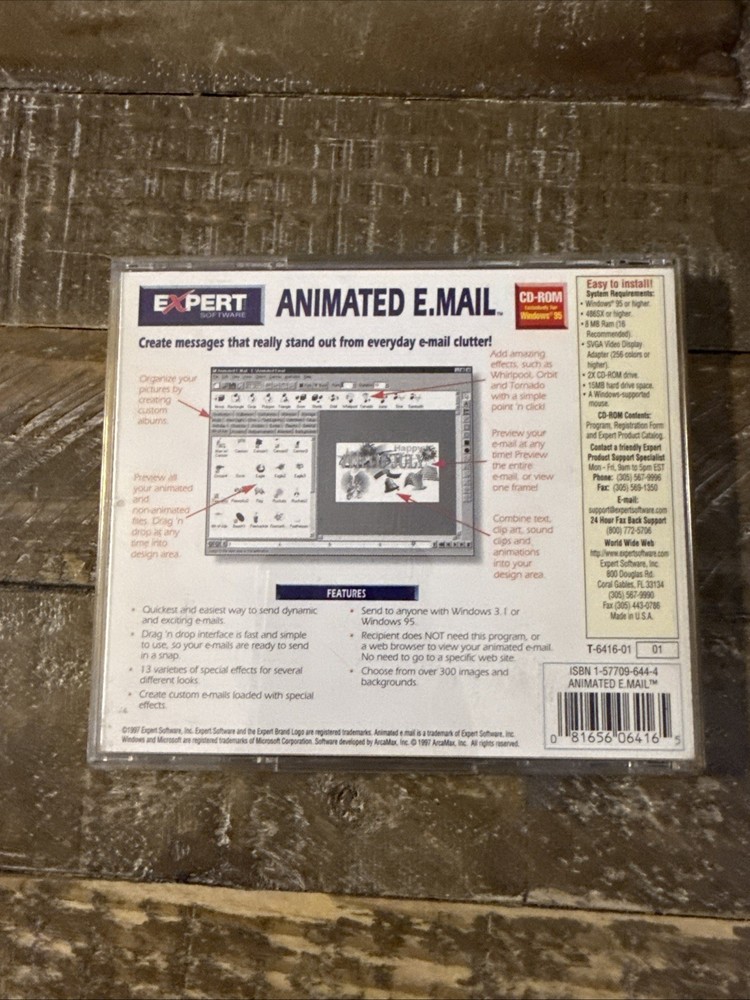Expert Animated Email PC Cd Rom