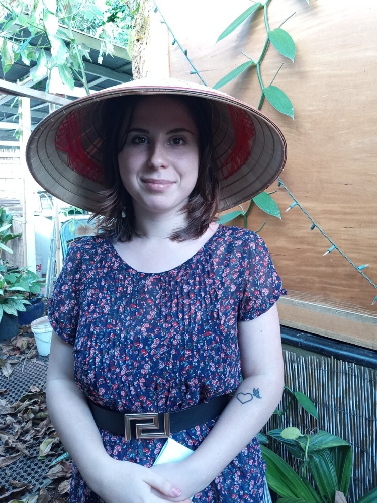 Bamboo straw hat Vietnameese Style