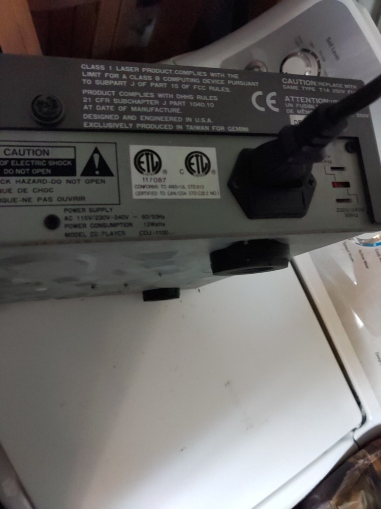 Gemini CDI-1100 Professional CD Player