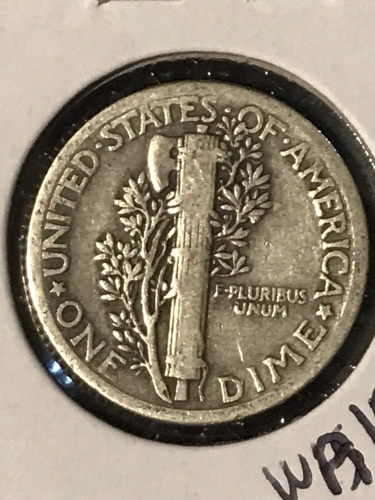 1917 Mercury Dime F