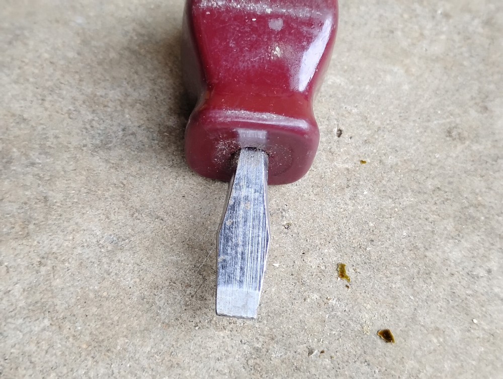 Matco Tools screwdriver stubby slotted SDM82 Maroon