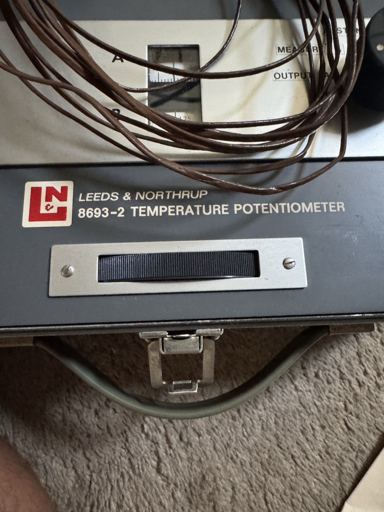 LEEDS & NORTHRUP 8693-2 TEMPERATURE POTENTIOMETER