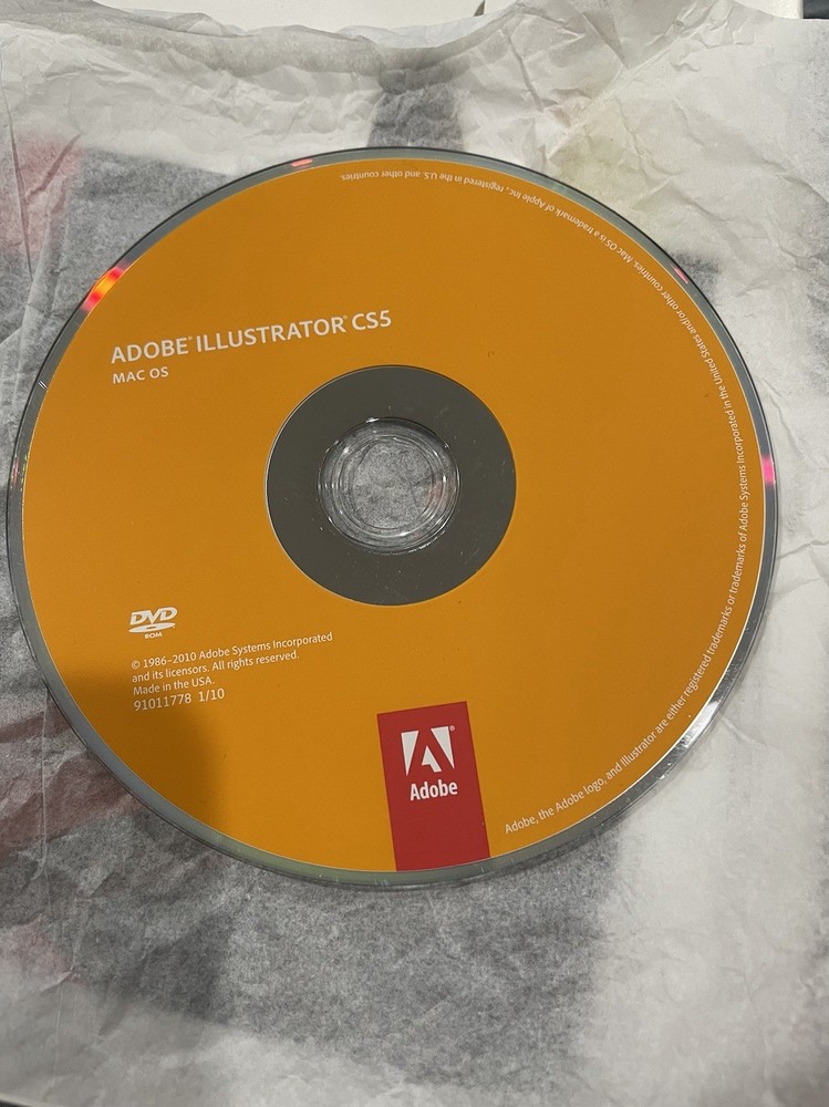 Adobe Illustrator CS5 Upgrade for MAC with Serial Number - 2011