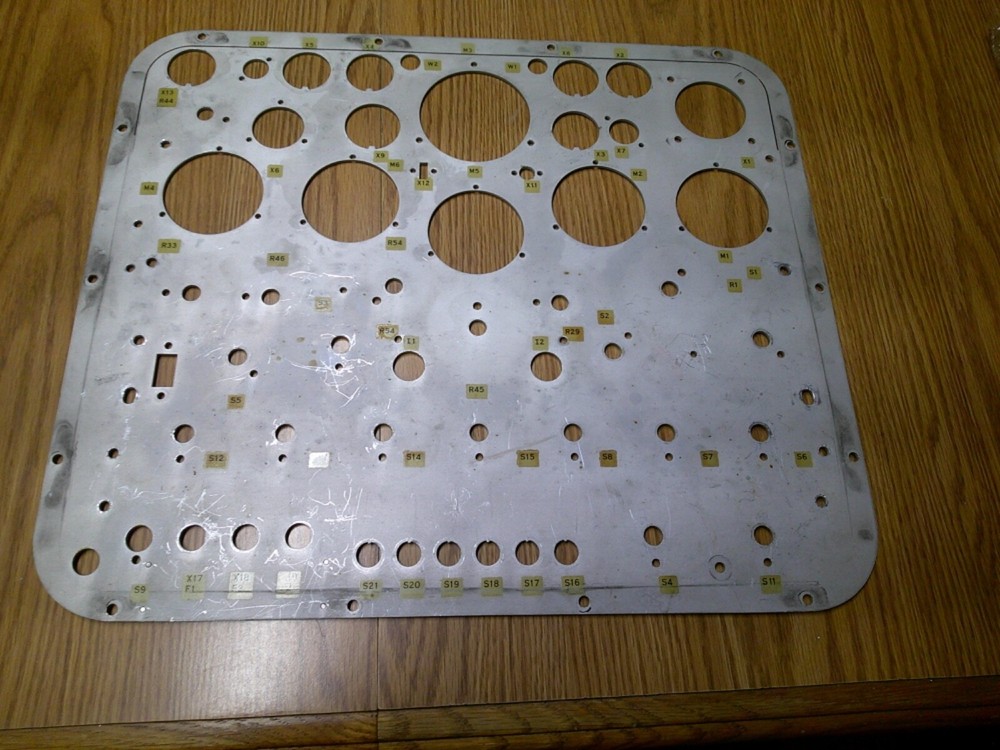 TV-2B/U Tube Tester Panel