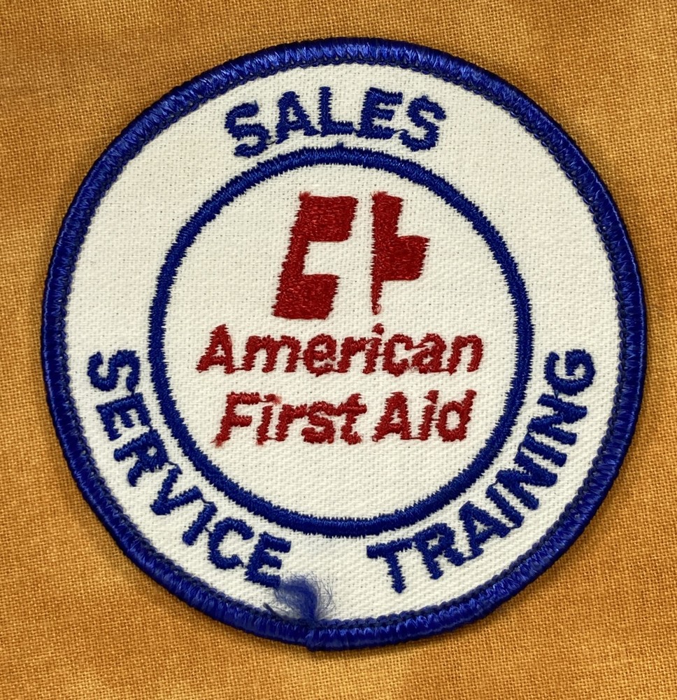 American First Aid Sales Serivce Training Patch