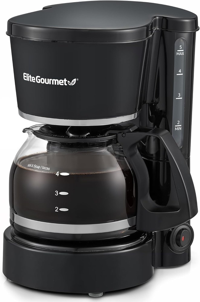 Coffee Maker Drip 5 Cup Programmable Reusable Filter Mini Small Office Home