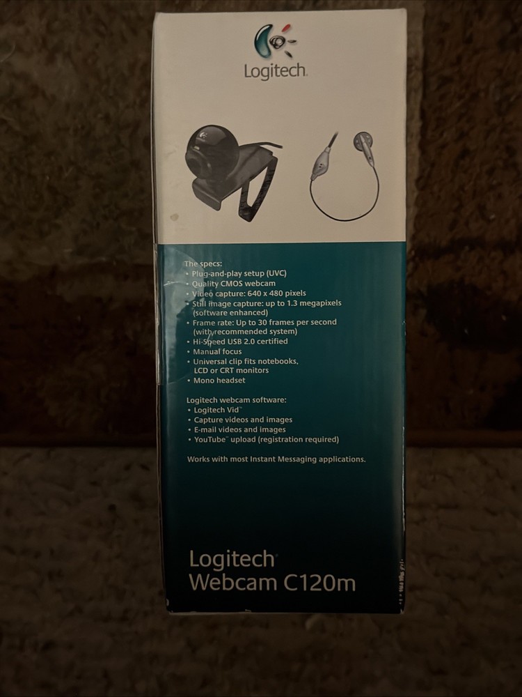 Logitech Webcam C120m - Brand New Sealed Fast Ship