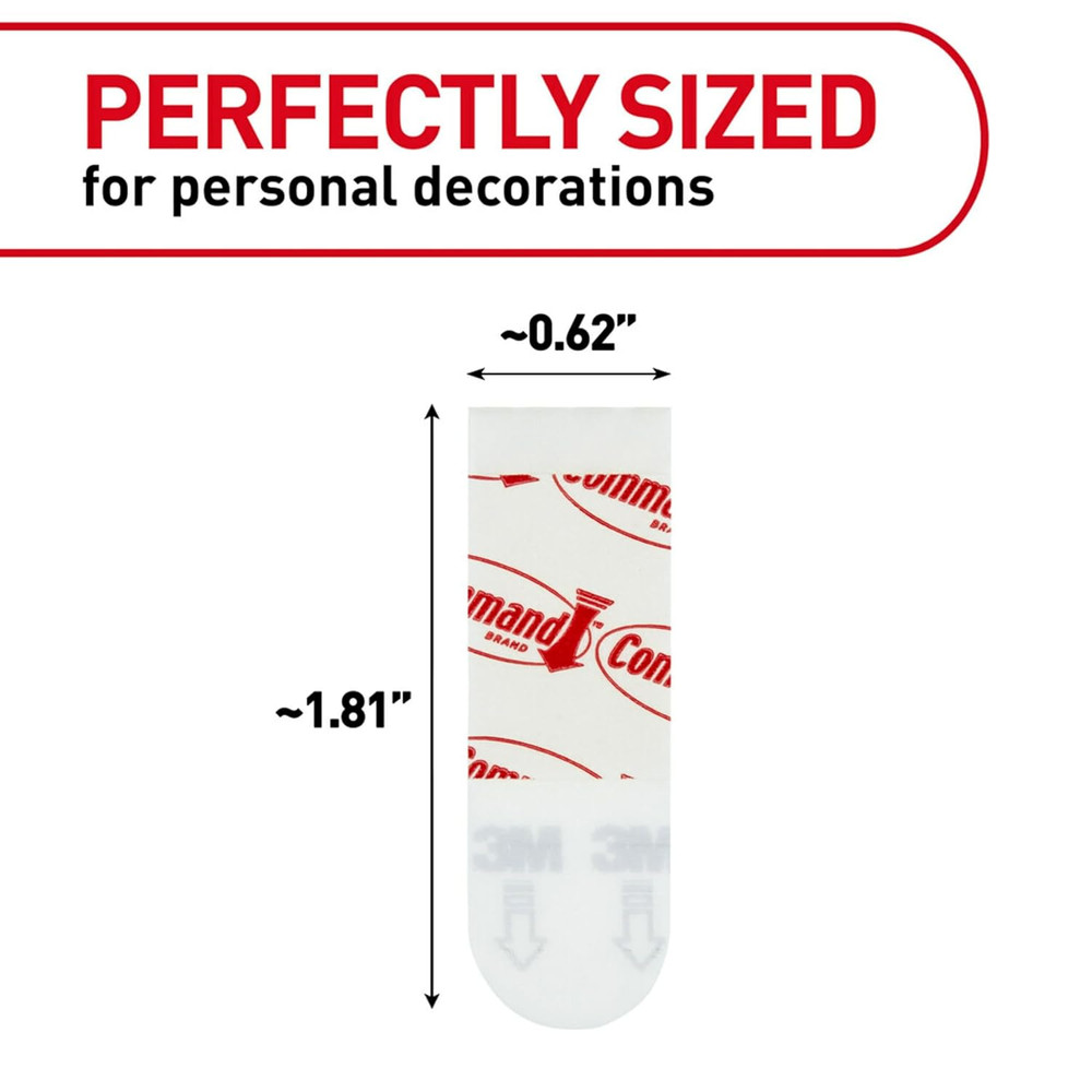 Command Poster Strips, 256 Strips Damage-Free Poster Hangers, No Tools Requried,