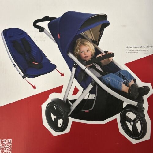 Phil Teds Adapt And Survive Vibe Inline Kit Black Stroller Attachment New