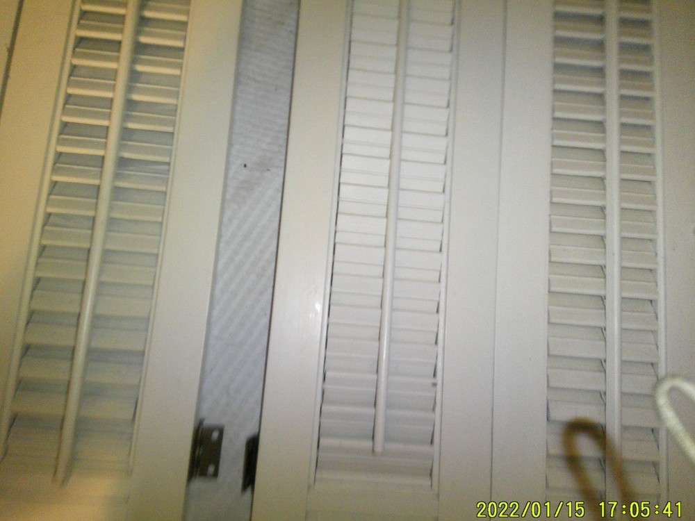 2 SMALL WOODEN WINDOW SHETTERS OLDER