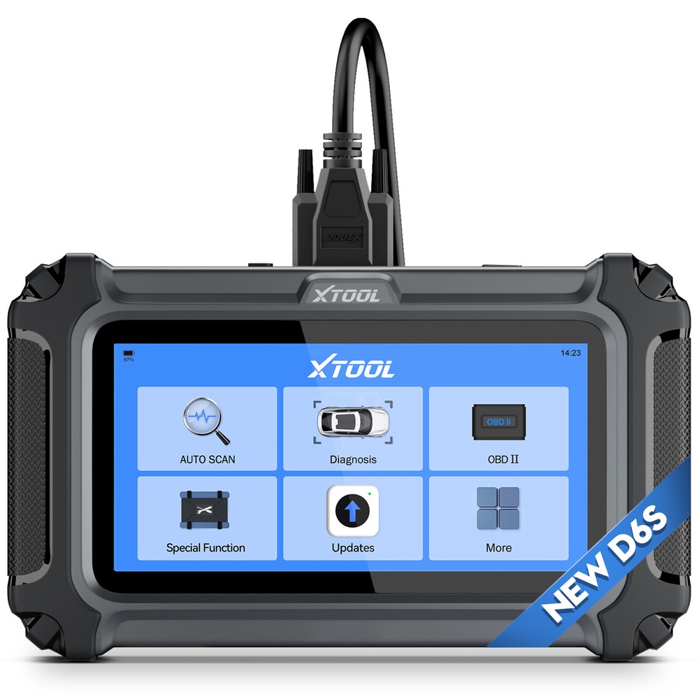 XTOOL D6S Car OBD2 Scanner Full System Diagnostic Tool 30+Services 🔥Free Update
