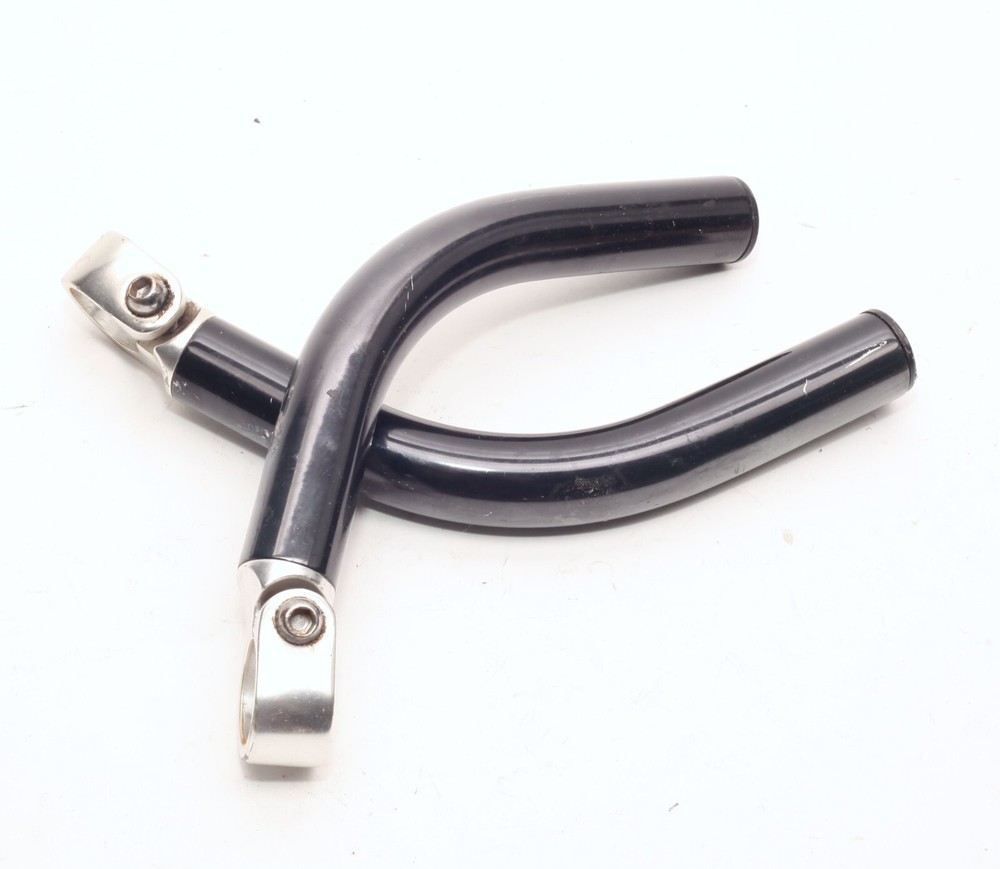 Vintage Trek System 1 Long Bar Ends Black Anodized MTB