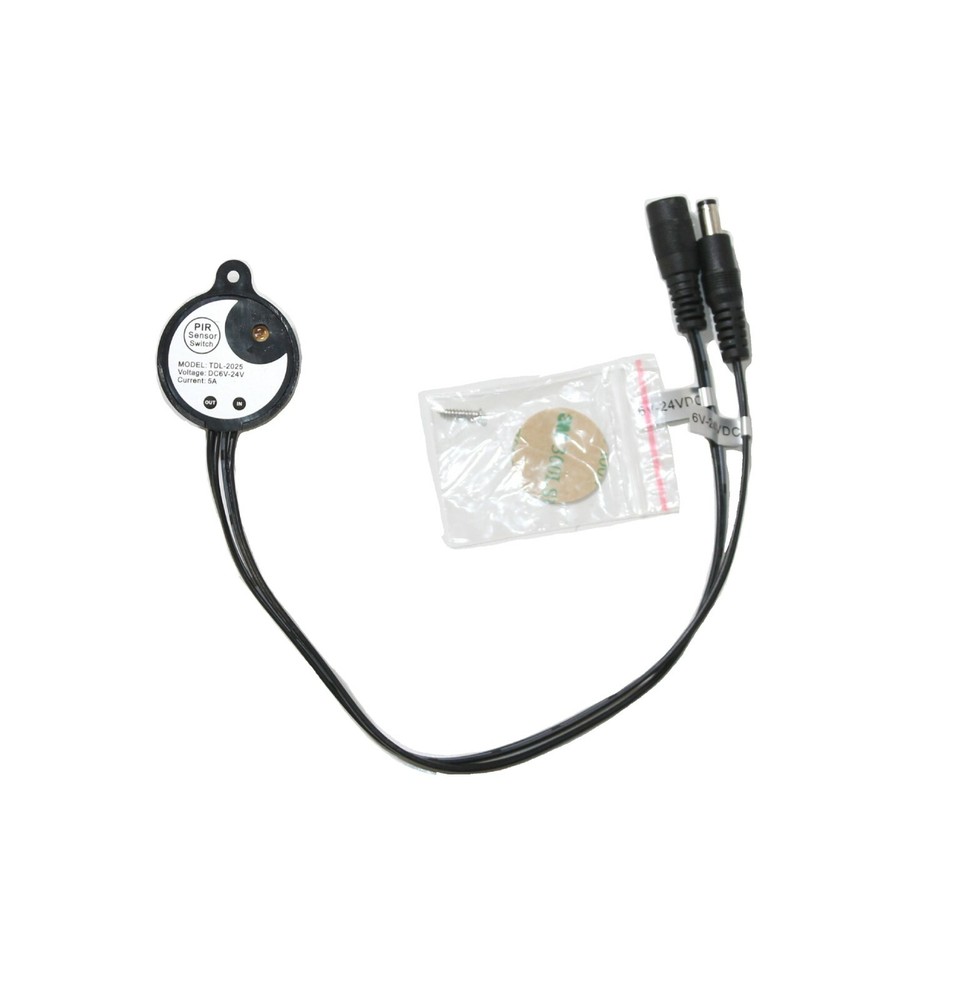 PIR +12V Sensor Smart Light Switch IR Motion Detector Closet Car Timer 2~360 Sec