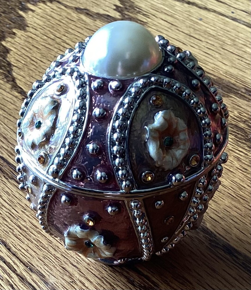 Royal Gem Collection Trinket Box Austrian Crystals