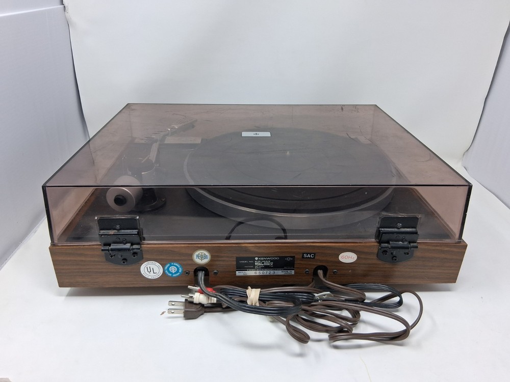 Kenwood KD-1033 2 Speed turntable Working See Pics