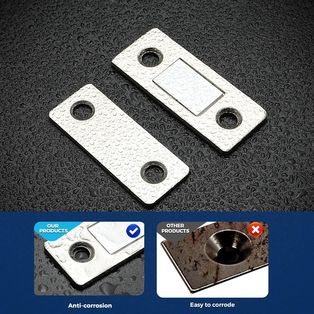 12 Pack Magnets Ultra-Thin Magnetic Plates