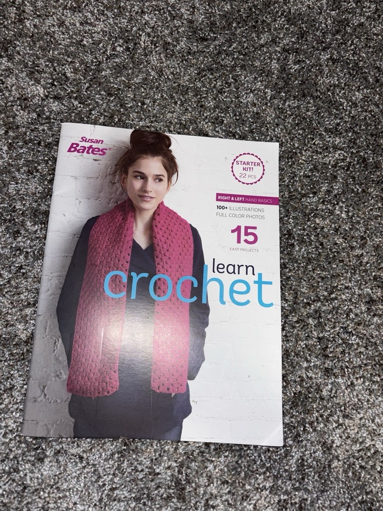 Learn crochet susan bates 15 easy projects book