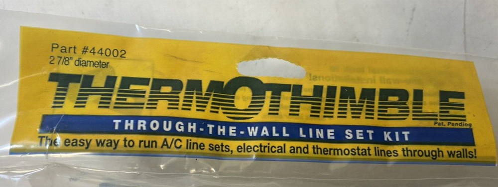THERMOTHIMBLE 44002 Through The Wall Line Set Kit 2 7/8" Dia.