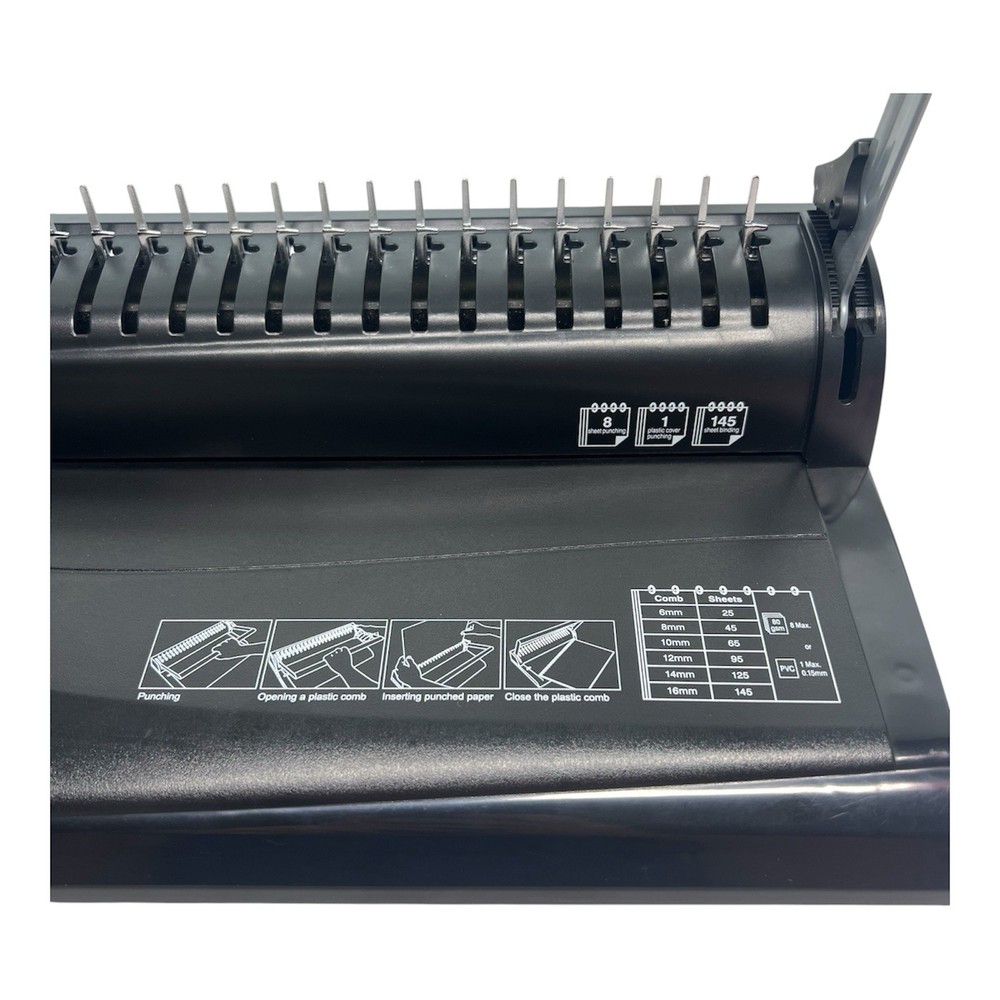 GBC Creative A8 Comb Binding Machine – Like New with Box – Binds 145 Sheets
