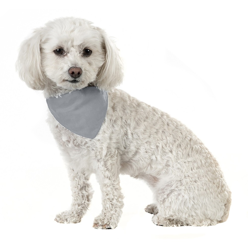 3 Pack Solid Polyester Triangle Dog Bandanas Lightweight Comfortable