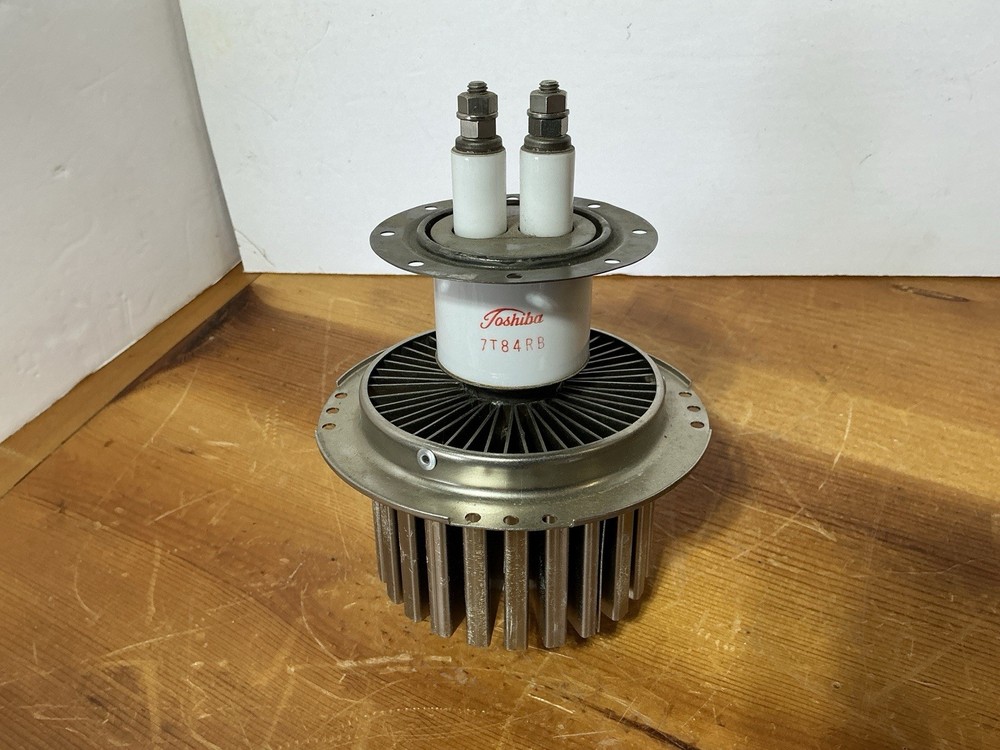 VTG Toshiba Transmitting Triode Tube 7T84RB FU-8801F High Frequency 3.8 kW Japan