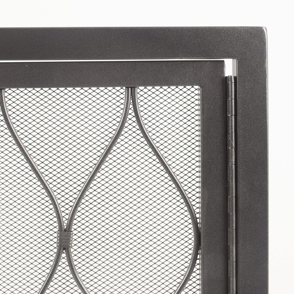 Pleasant Hearth Stonewall Fireplace Screen