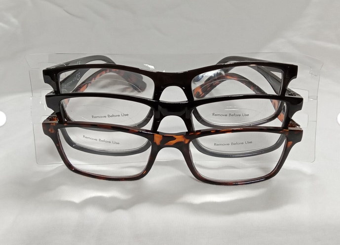 Foster Grant Essentials TS300 Multicolor Reading Glasses 3PK!
