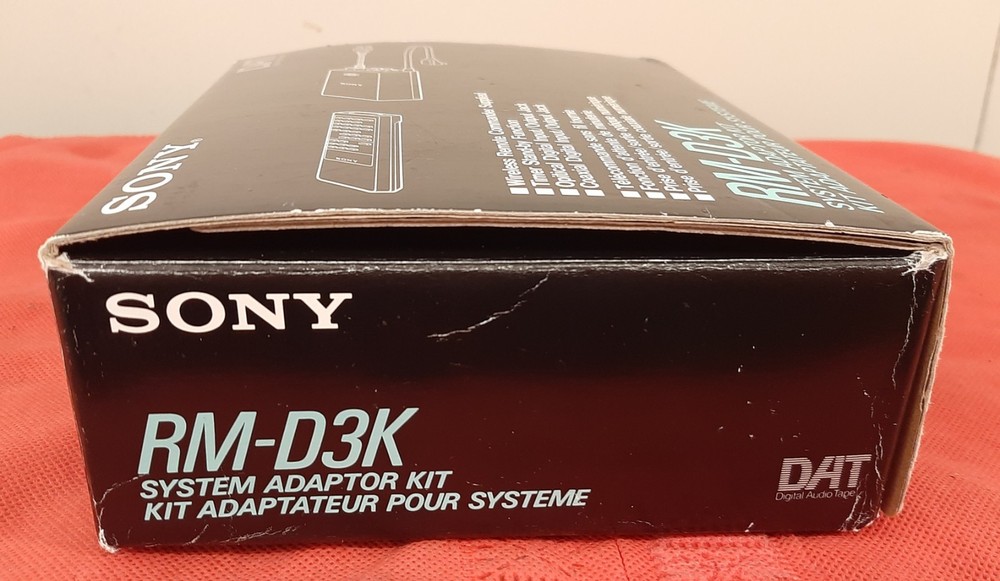 SONY RM-D3K Remote Control System For TCD-D3 DAT Digital Audio Tape Player-OBM