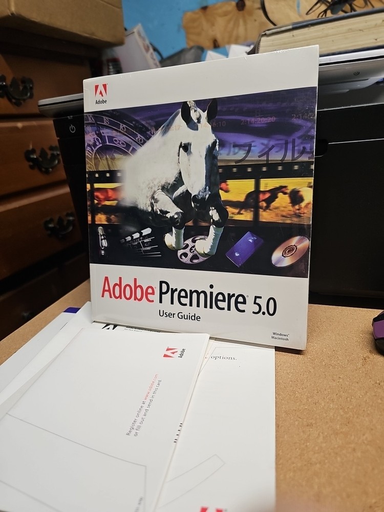 Adobe Premiere 5.0 User Guide NEW - SEALED book only