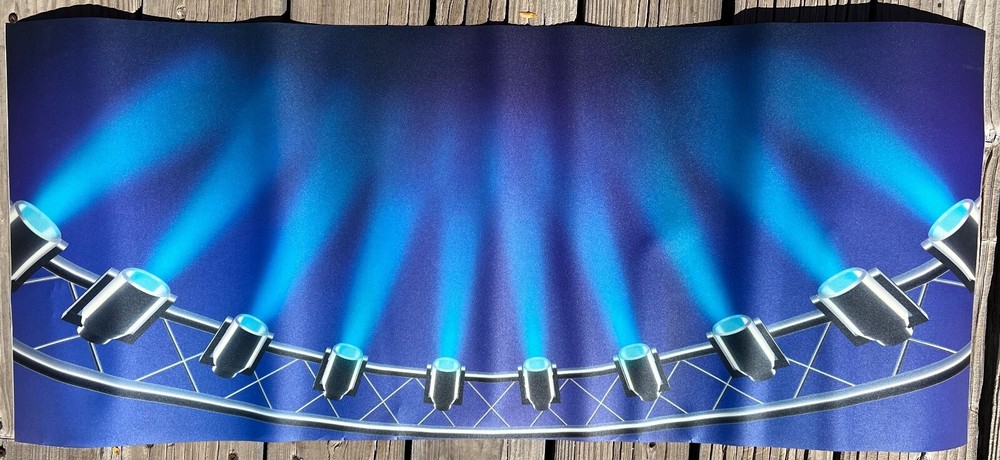 NOS Midway Blitz'99 conversion Control Panel Overlay  16" x 38"