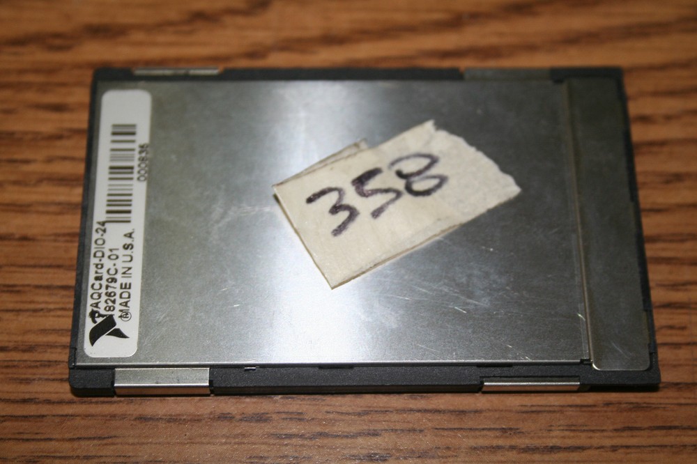 Digital IO DAQCard-DIO-24 NATIONAL INSTRUMENTS #358 box-c1