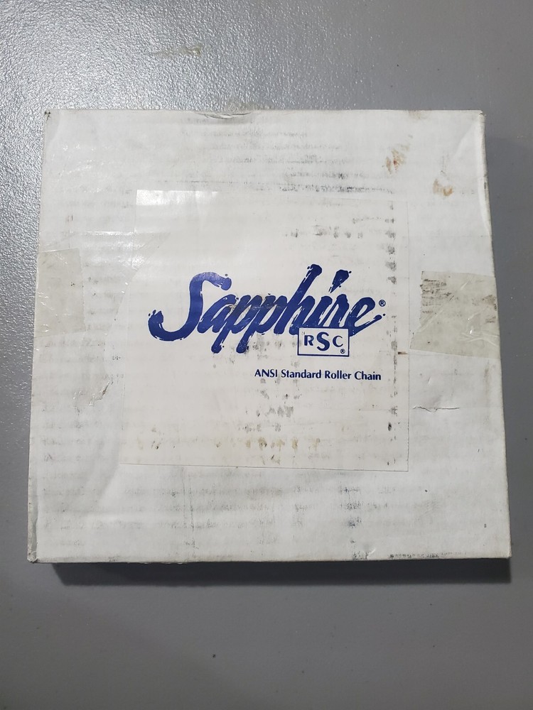 Sapphire Riveted Roller Chain. 40 X 10 New In The Box.
