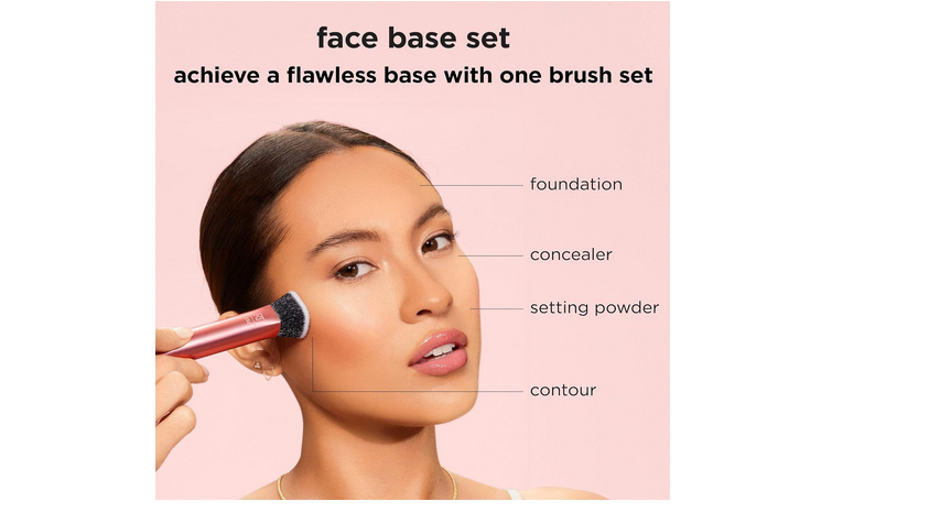 Real Techniques Makeup Brush for Even Streak Free Application, ( Select Type ).,