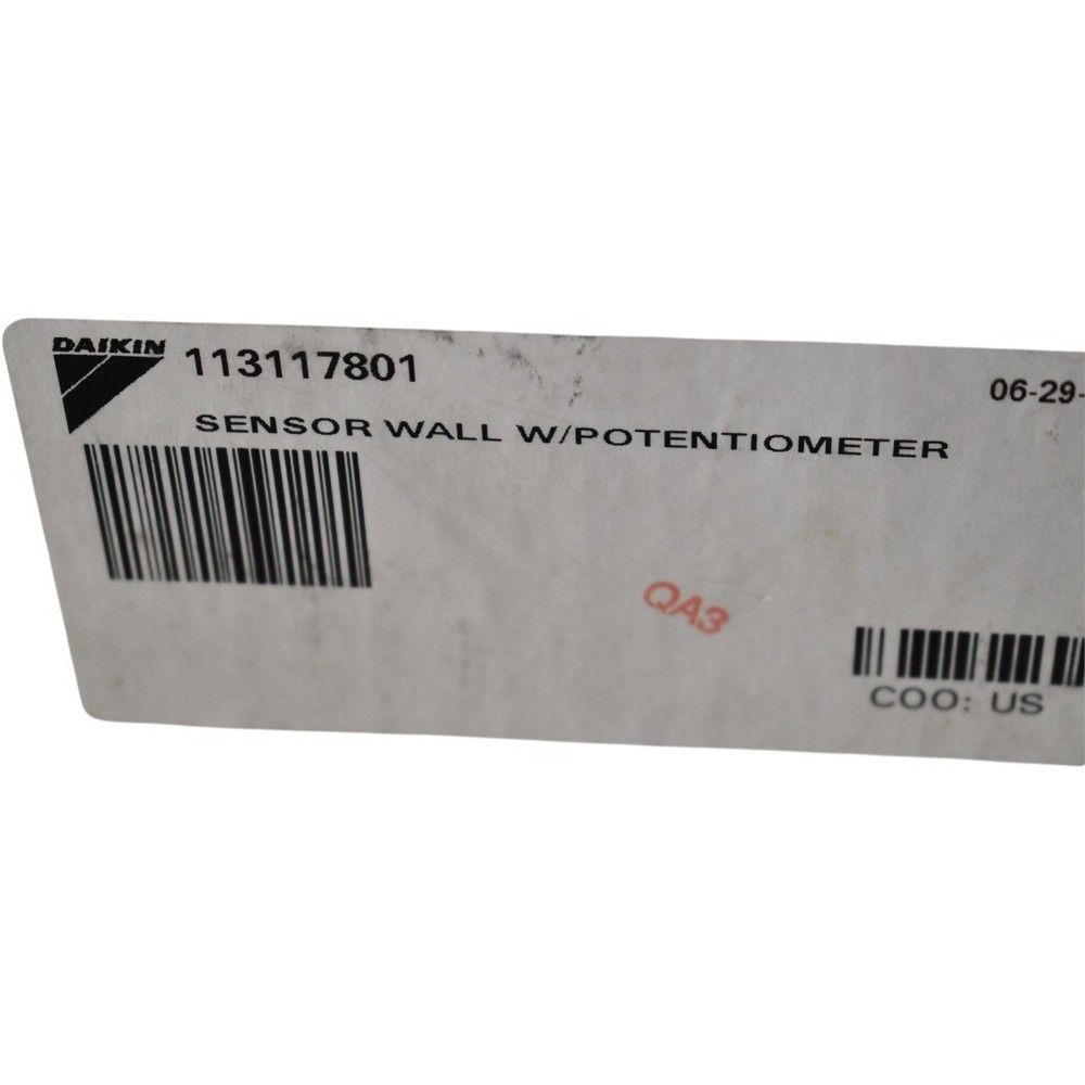 NEW Daikin 113117801 Rooftop Unit Controller Wall Mounted Sensor Potentiometer