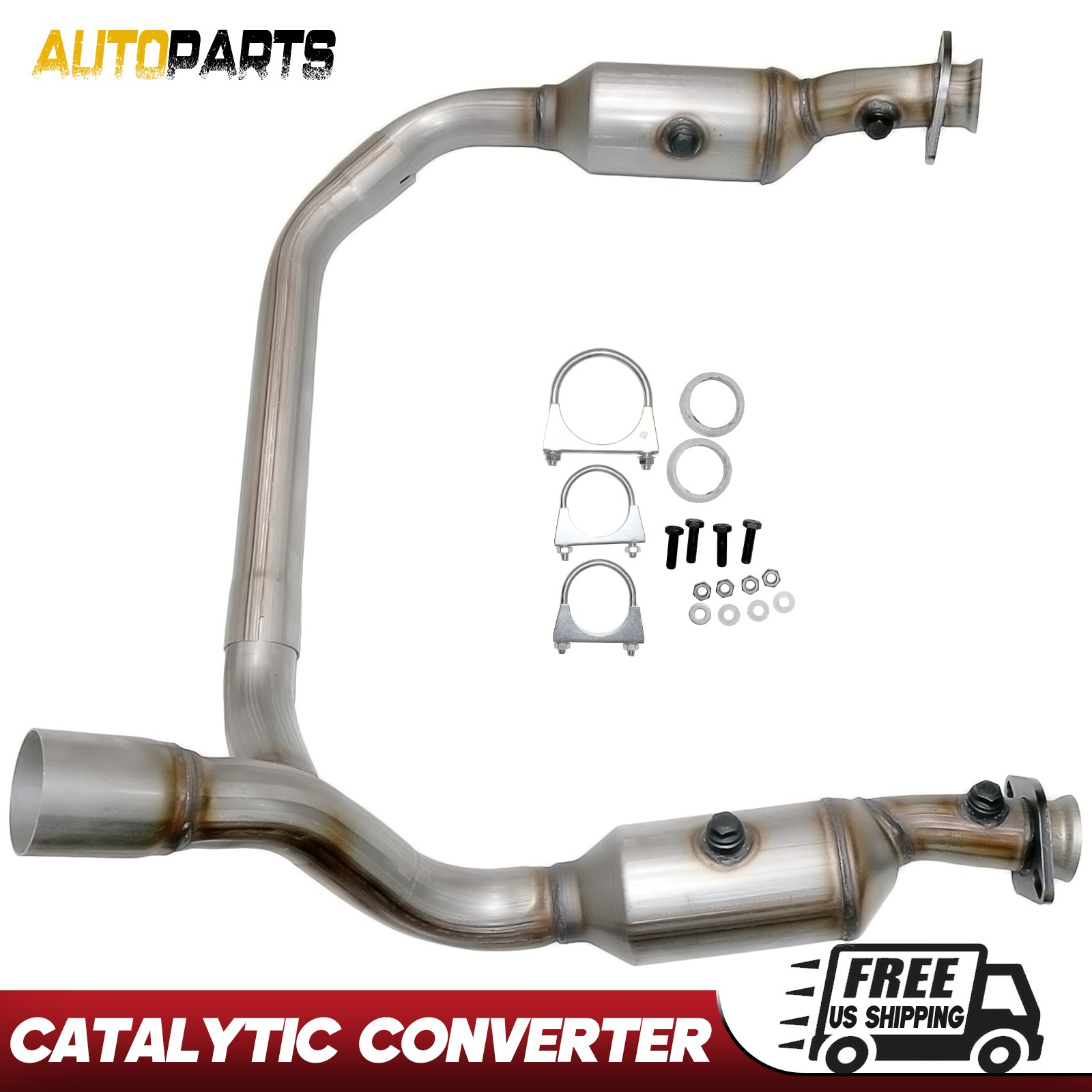 Catalytic Converter for Dodge Ram 1500 2006 2007 2008 V6 3.7L V8 4.7L Front Side