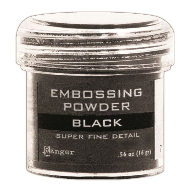 Embossing Powder Super Fine Black