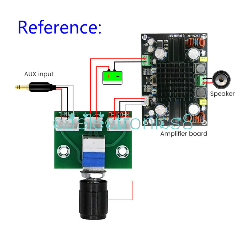 Amplifier Preamp Volume Adjustment Potentiometer Volume Control Power Switch CA