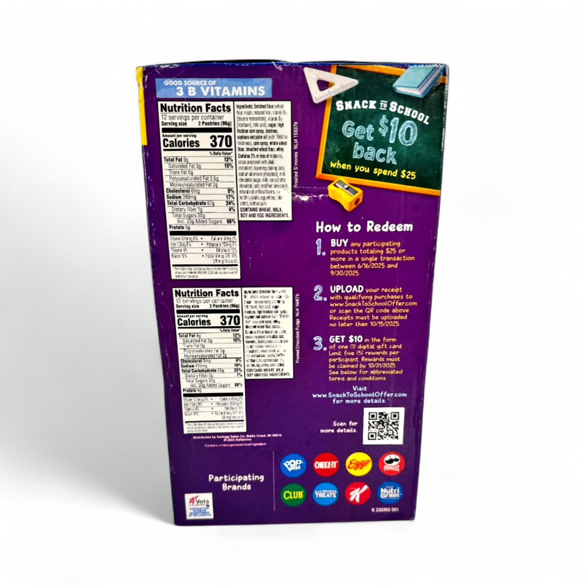 Pop-Tarts Chocolate Variety Pack, Chocolate Fudge + S'mores - 48 Count