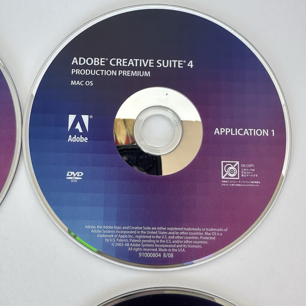 Adobe Creative Suite 4 Production Premium Software For Mac OS With Serial Number