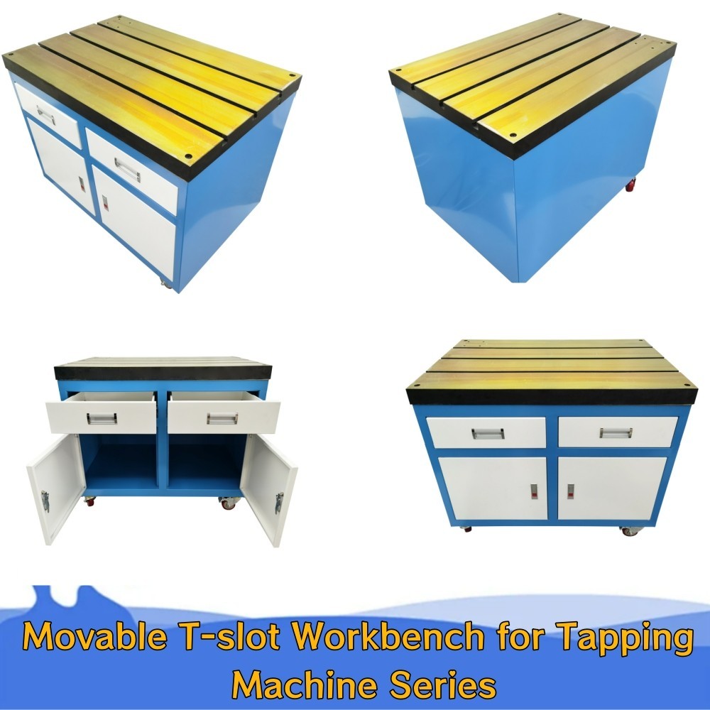 Tapping Machine Series Workbench/Operating Table Movable 3 T-slot Workbench