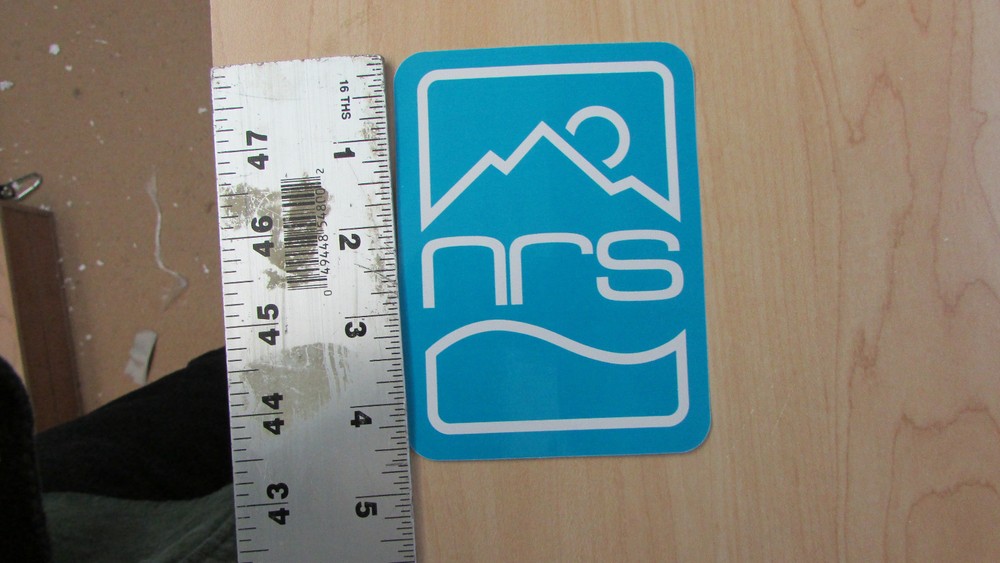 NRS Black NRS Rectangle Sticker Decal