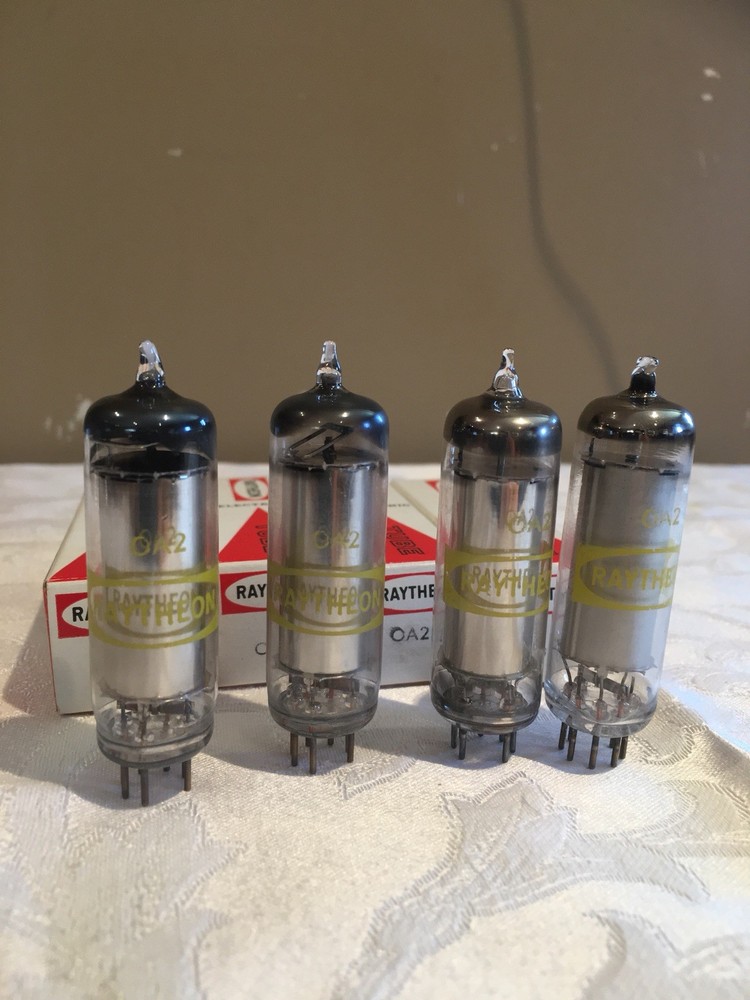 RAYTHEON 0A2 TUBES ** NOS **
