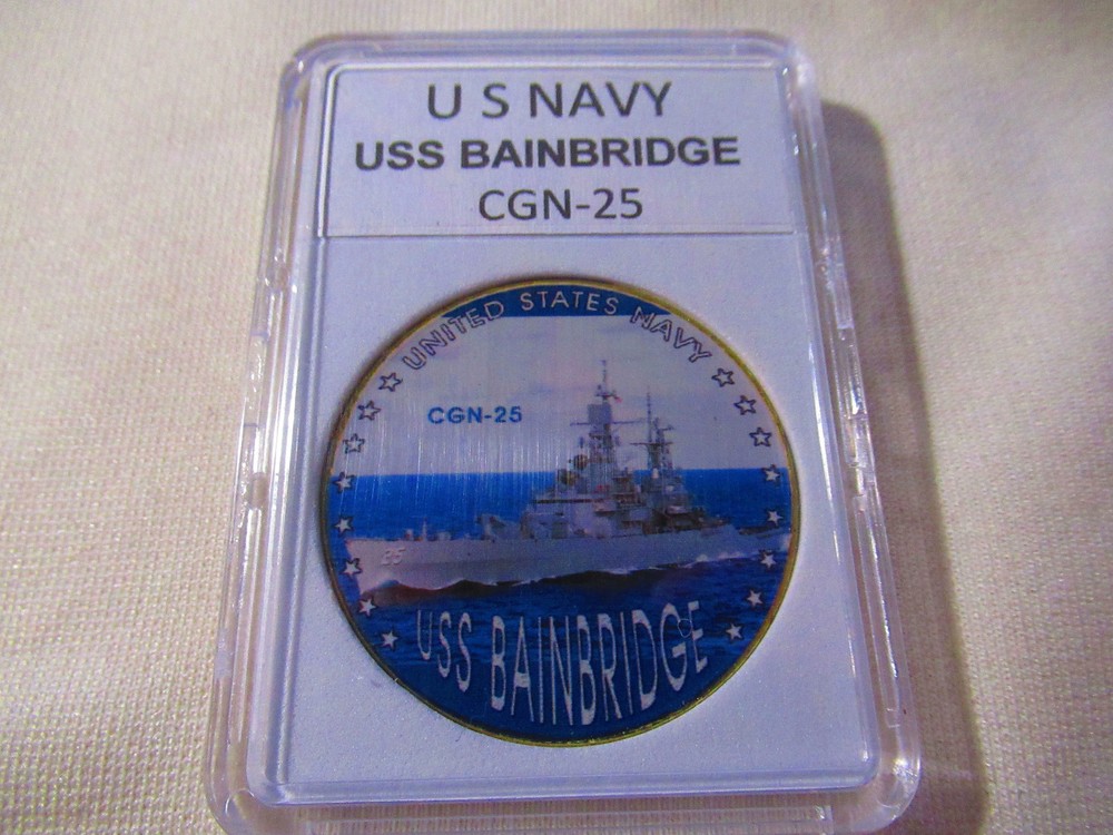 US NAVY - USS Bainbridge (CGN-25) Challenge Coin