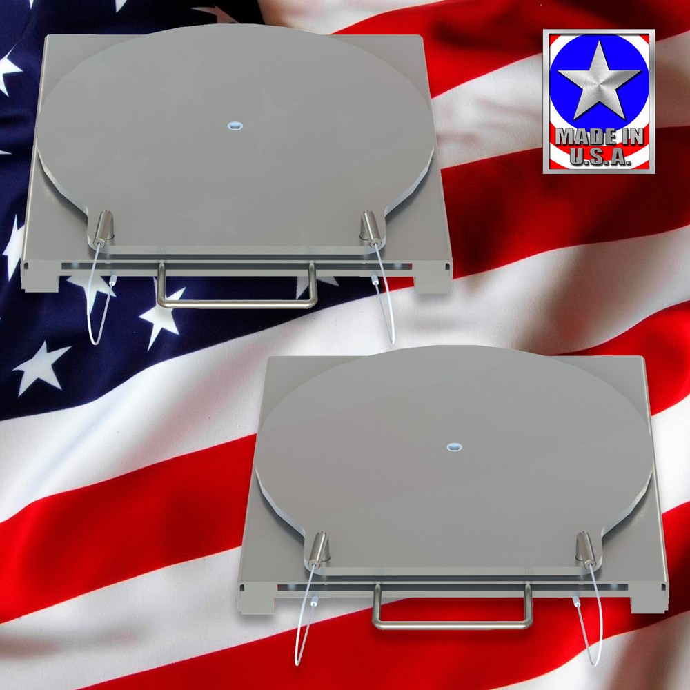 Stainless Steel Alignment Turn Plate Table Set Bendpak Alignment Rack Round Top