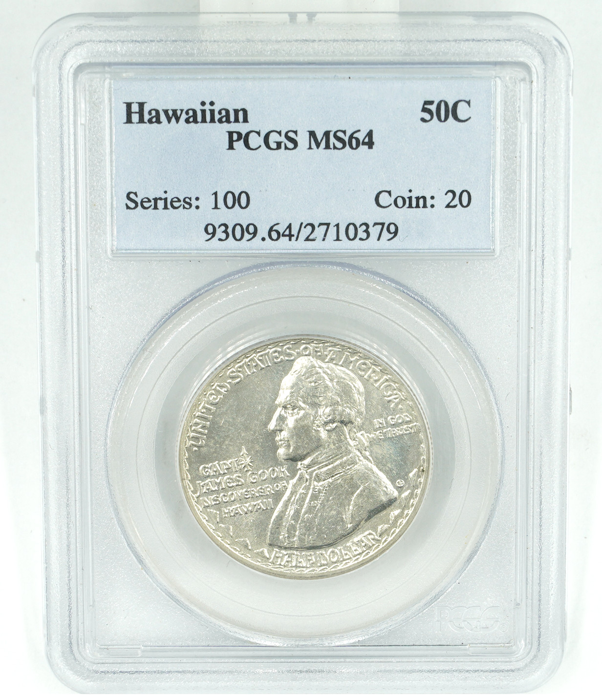 1928 Hawaiian PCGS MS64 Commemorative Half Dollar